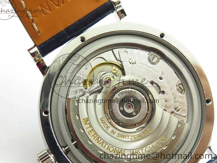 MIROTIME 0429 Portofino 37mm SS V7F 1:1 Best Edition Blue Dial Diamonds Bezel on Blue Leather Strap A Chic 7093